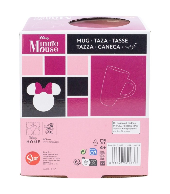 Caneca Cerâmica Latte 695 ml Minnie Mouse Cherrylicious