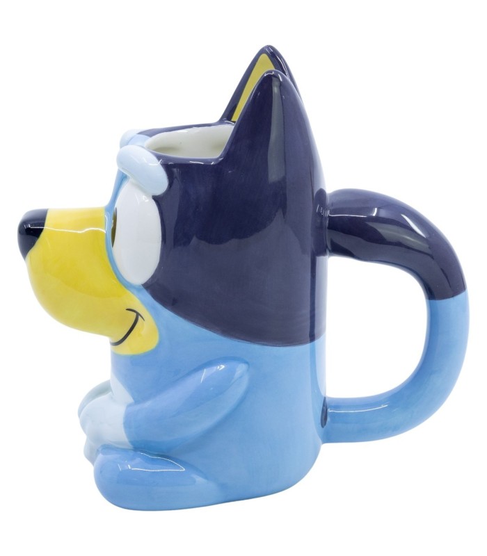 Caneca Cerâmica 3D 320 ML Bluey em Caixa de Presente