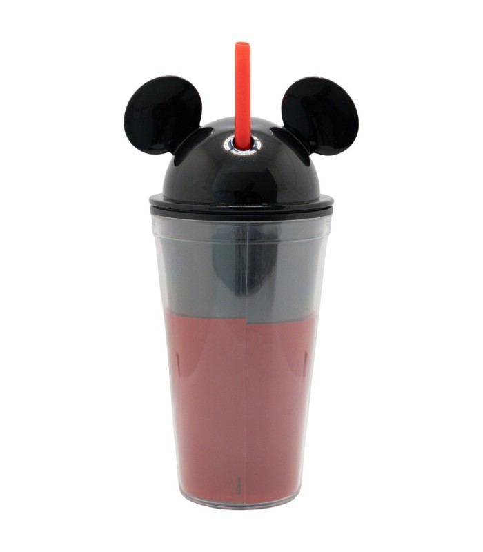 Copo com Tampa e Palhinha 3D 535 ML Mickey Mouse