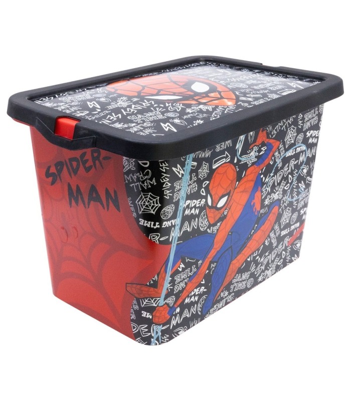 CAIXA CLICK 7 L SPIDERMAN URBAN WEB