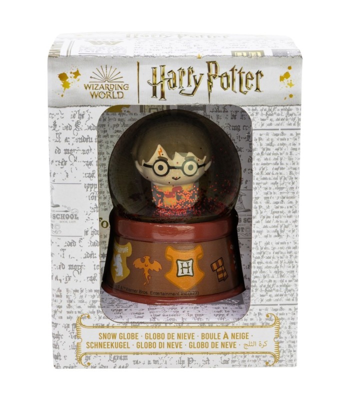 Globo de Neve Harry Potter em Caixa de Presente