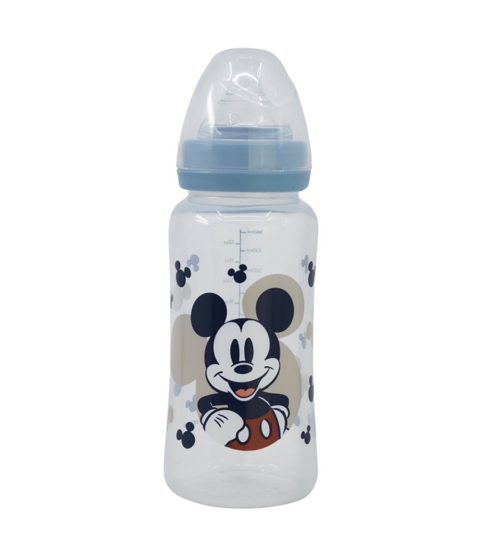 Biberão Mickey Mouse 360 ml com Tetina de Silicone 3 Posições
