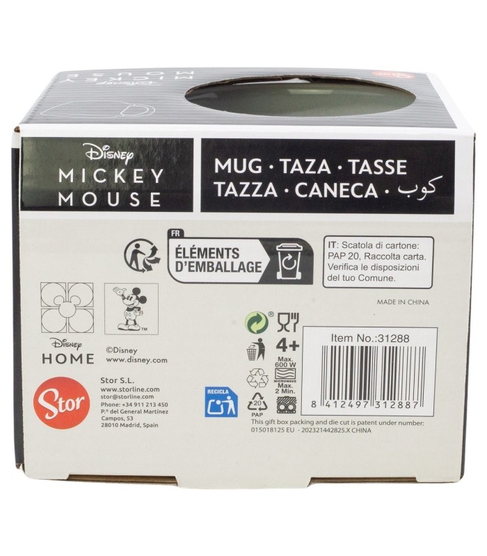 Caneca Cerâmica Elite 380 ml Mickey Mouse – Caixa de Presente