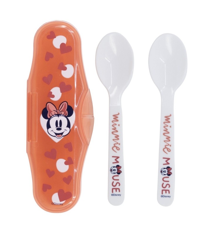 Estojo Toddler 2 Colheres PP Minnie Mouse