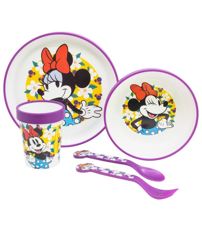 Conjunto de 5 Peças Antiderrapante Minnie Sunshine