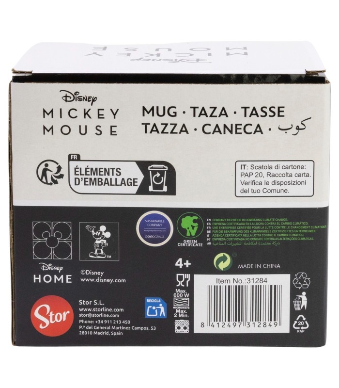 Caneca de Cerâmica 325 ml Mickey Mouse – Caixa de Presente