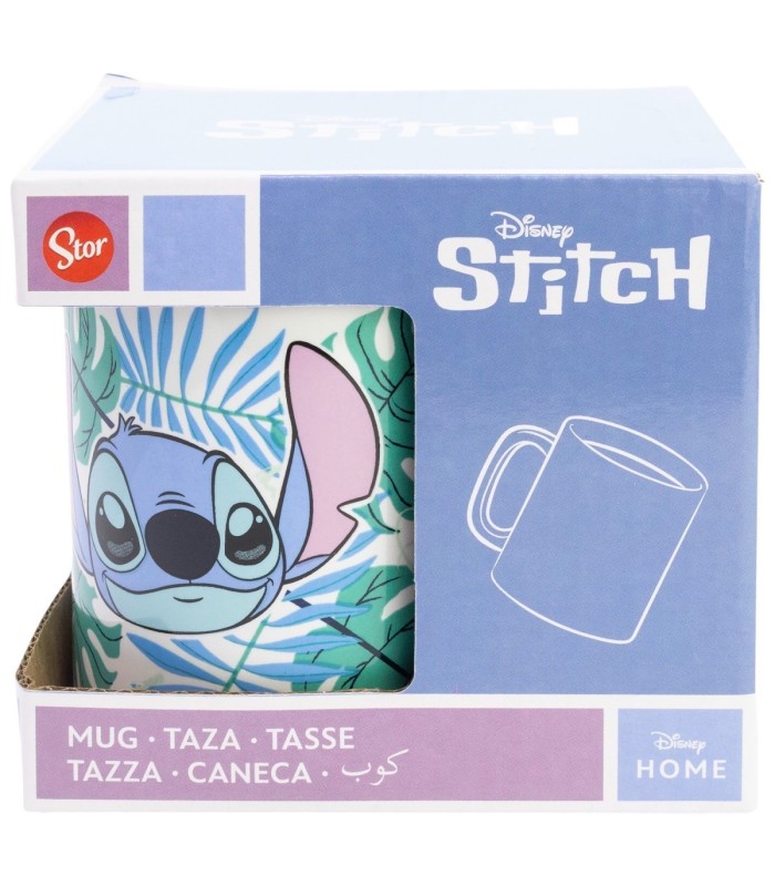 Caneca Cerâmica 325 ml Stitch Aloha em Caixa de Presente