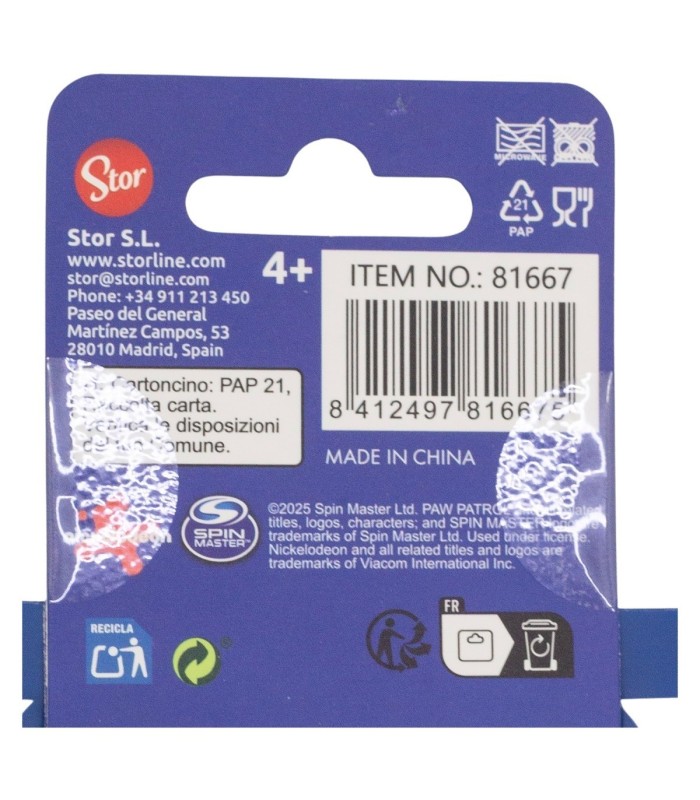 SET 4 SACOS COM FECHO ZIP PATRULHA CANINA