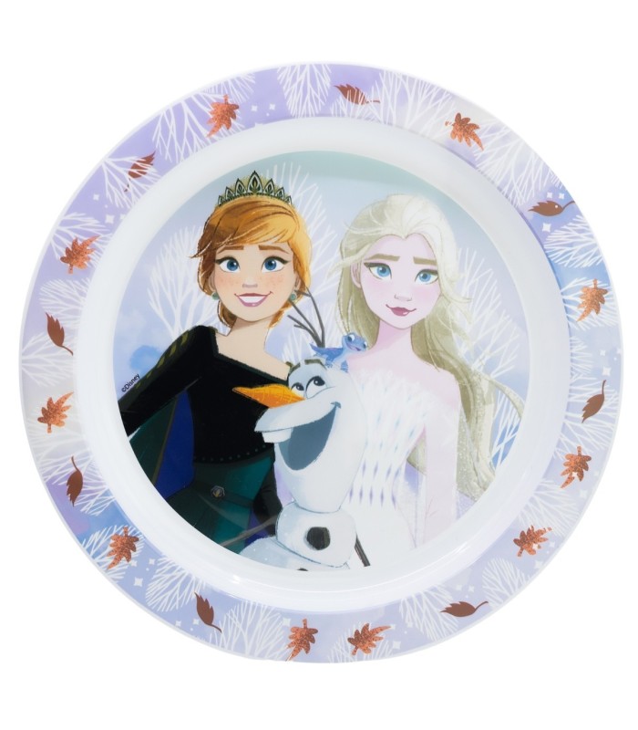 Prato Micro Frozen Folhas de Outono