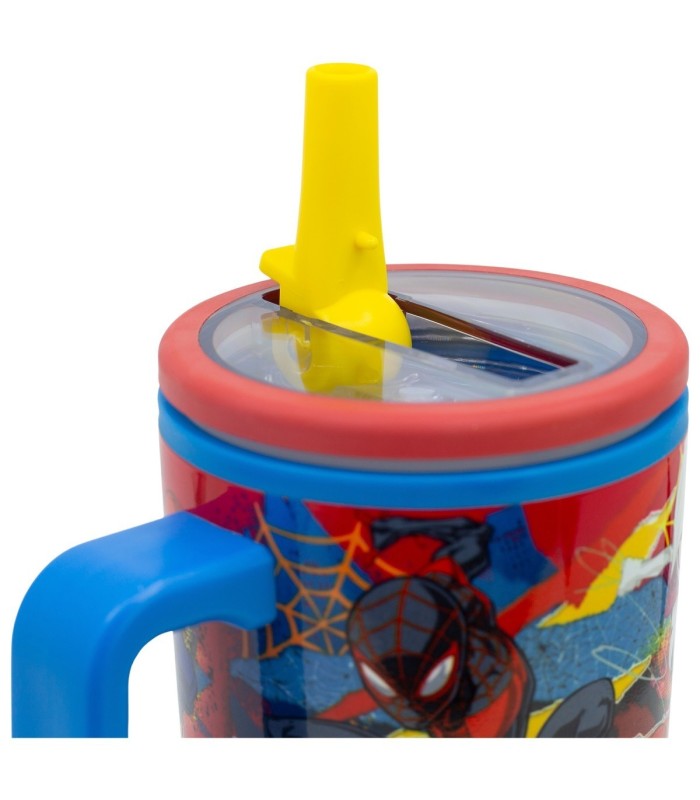 Caneca Cool Easy de Dupla Parede com Bico 640 ml Spider-Man