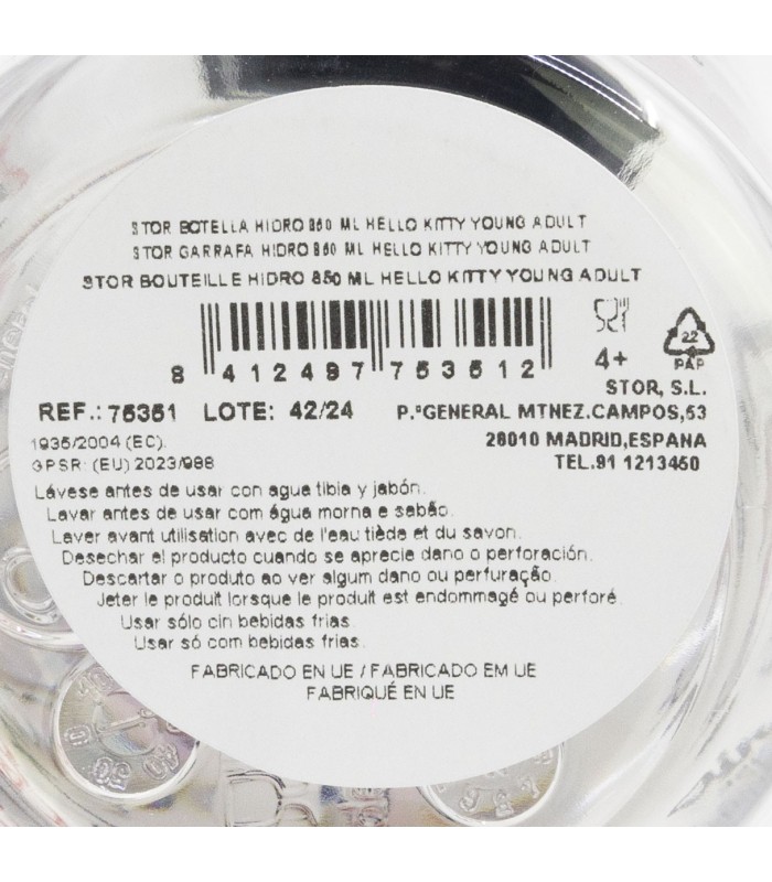 Botelha Hidro 850 ml Hello Kitty