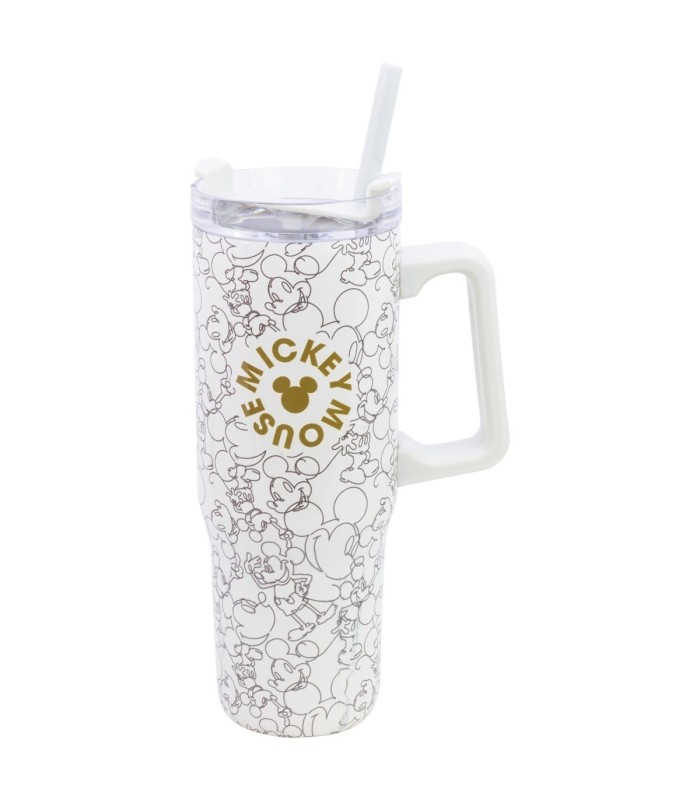 Caneca Termo XL Inox 920 ml Mickey Mouse