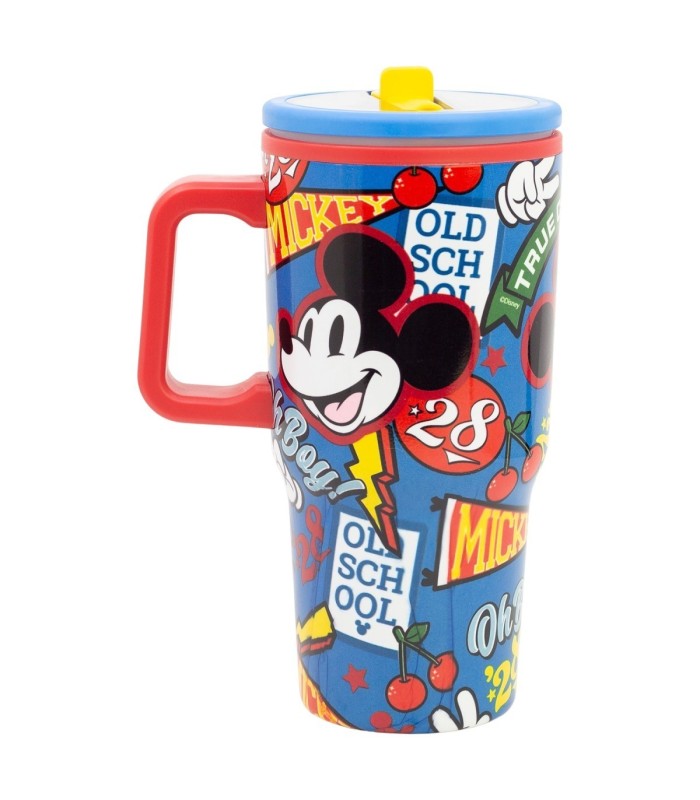 Caneca Cool Easy de Dupla Parede com Bico 640 ML Mickey Mouse