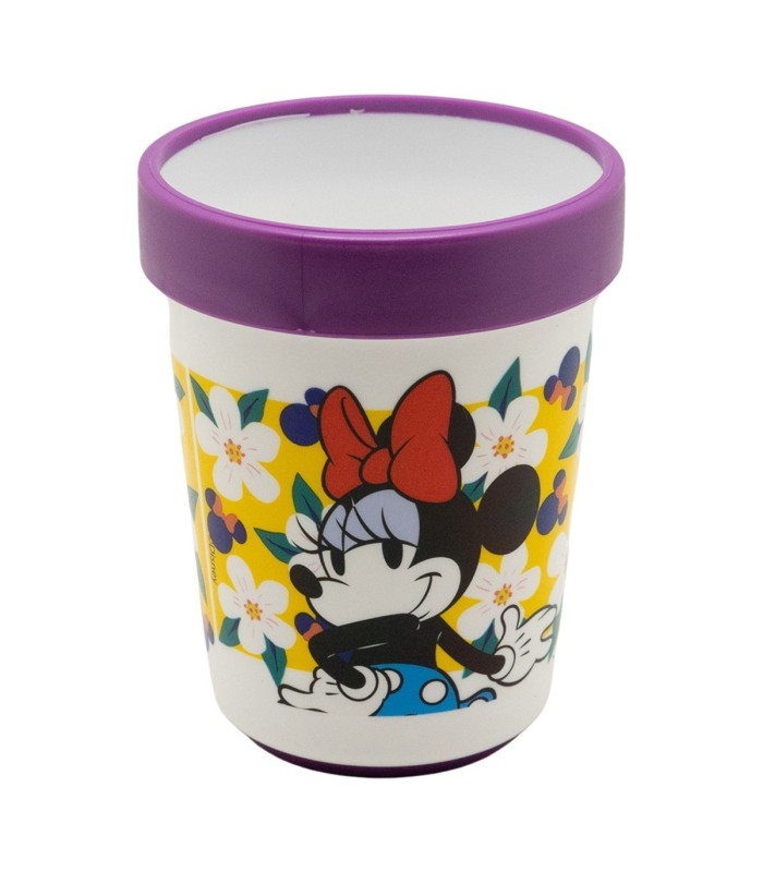 Copo Antideslizante Premium Bicolor 260 ml Minnie Mouse