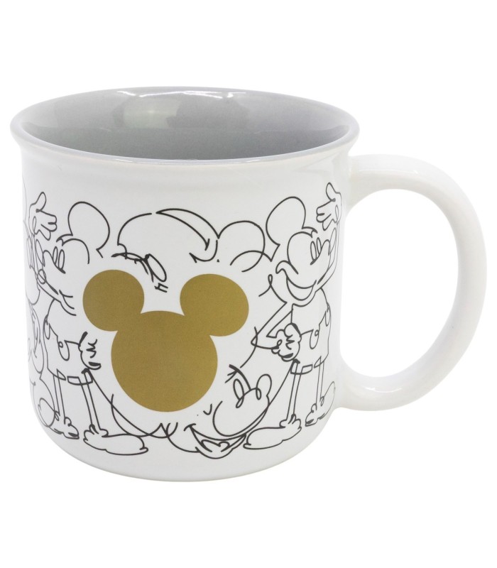 Caneca Cerâmica Café da Manhã 400 ML em Caixa Presente Mickey Mouse
