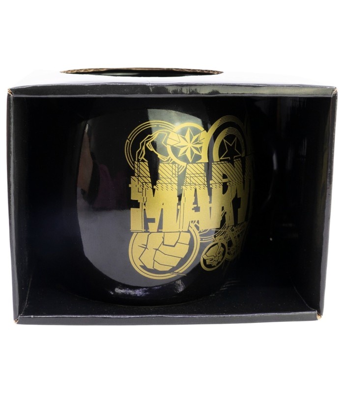 Caneca Cerâmica Globe 380 ml Marvel Golden Treasure