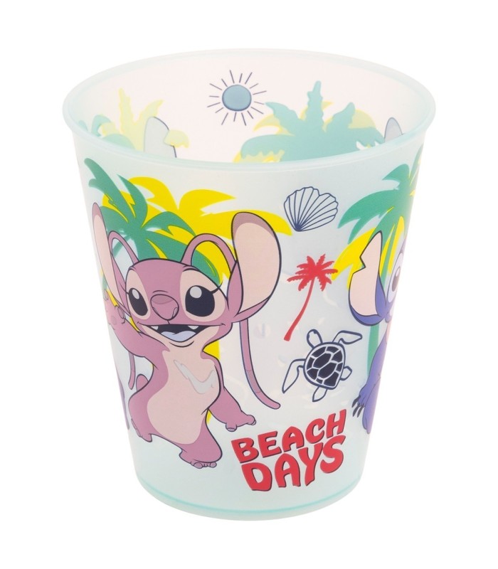 Conjunto 4 Copos Reutilizáveis Stitch 285 ml