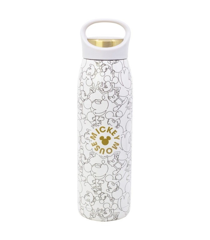 Garrafa Glam Térmica Aço Inoxidável 665 ml Mickey Mouse
