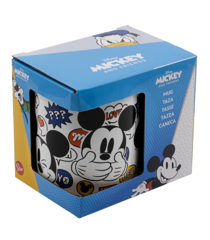 Caneca Cerâmica 325 ml Mickey Mouse em Caixa de Presente