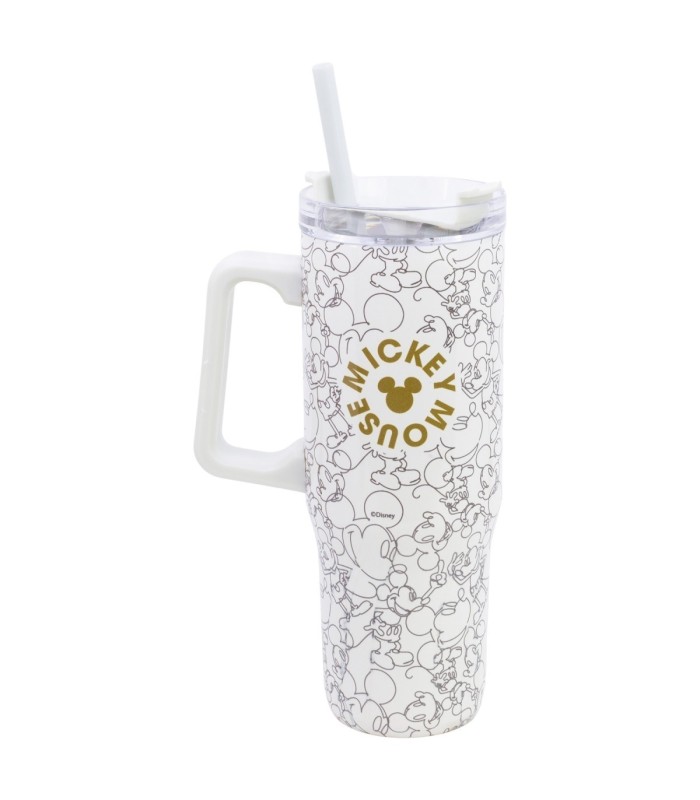 Caneca Termo XL Inox 920 ml Mickey Mouse