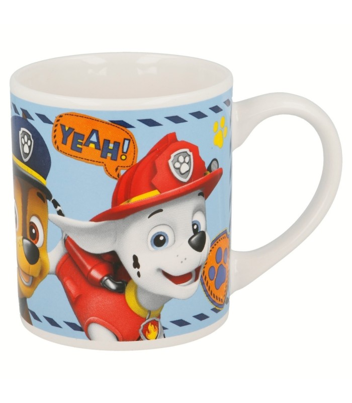 Conjunto de Cerâmica Paw Patrol (Prato, Tigela, Caneca) em Caixa