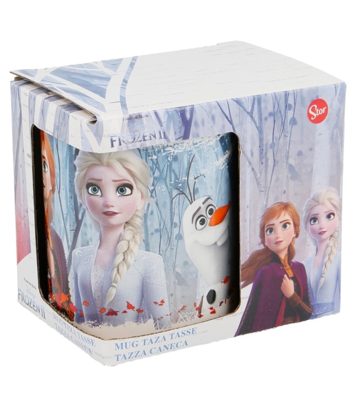 Caneca de Cerâmica 325 ml Frozen II em Caixa de Presente