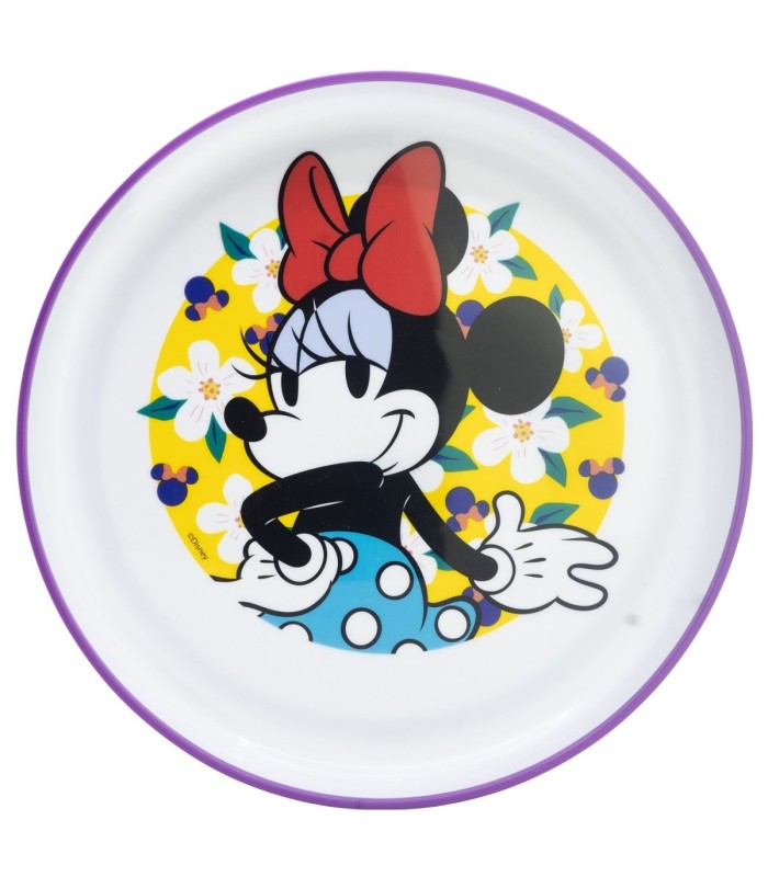 Prato Antideslizante Premium Bicolor Minnie Sunshine