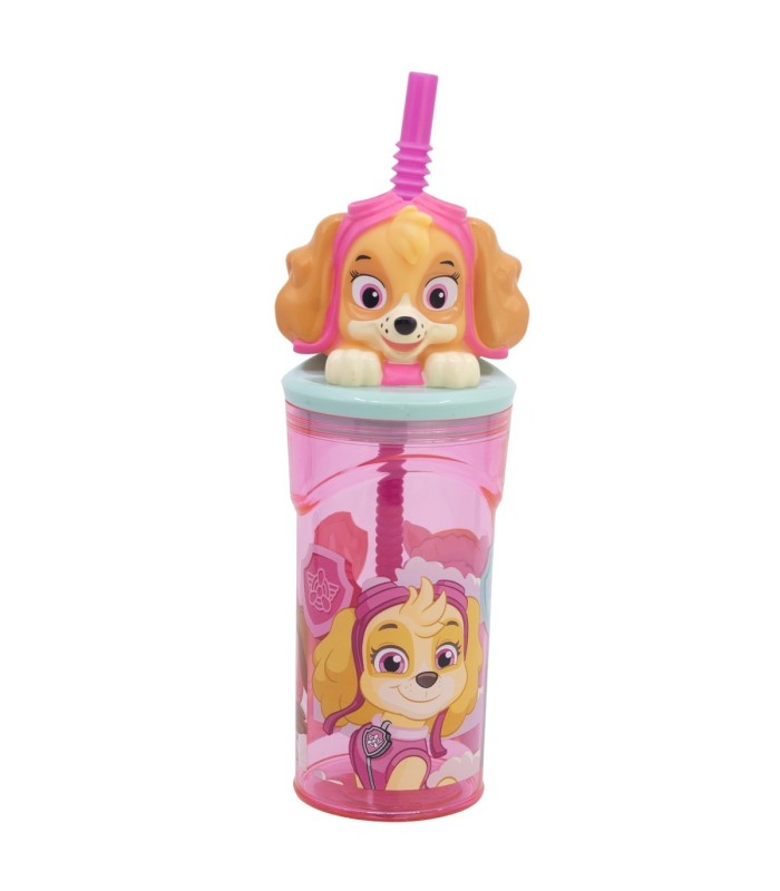Copo 3D 360 ML Patrulha Canina Meninas Superpoderes