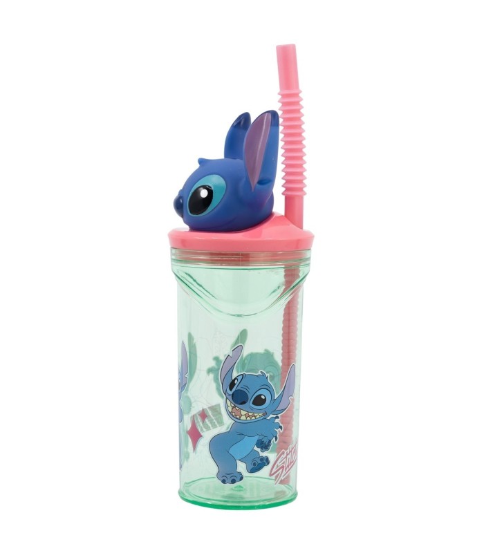 Copo 3D 360 ml Stitch Flores