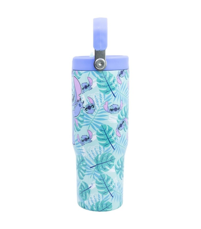 Copo Térmico Inox com Asa 860 ml Stitch Aloha