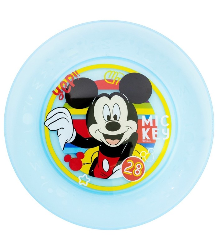 Conjunto 4 PCS Prato PP Mickey Mouse