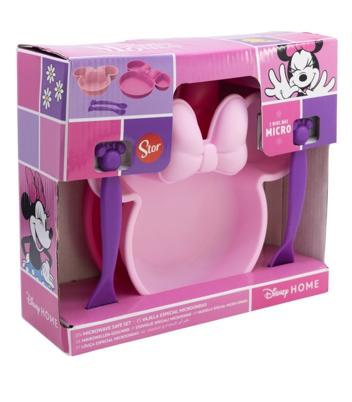 Conjunto 4 PCS Louça PP Minnie Mouse Sunshine