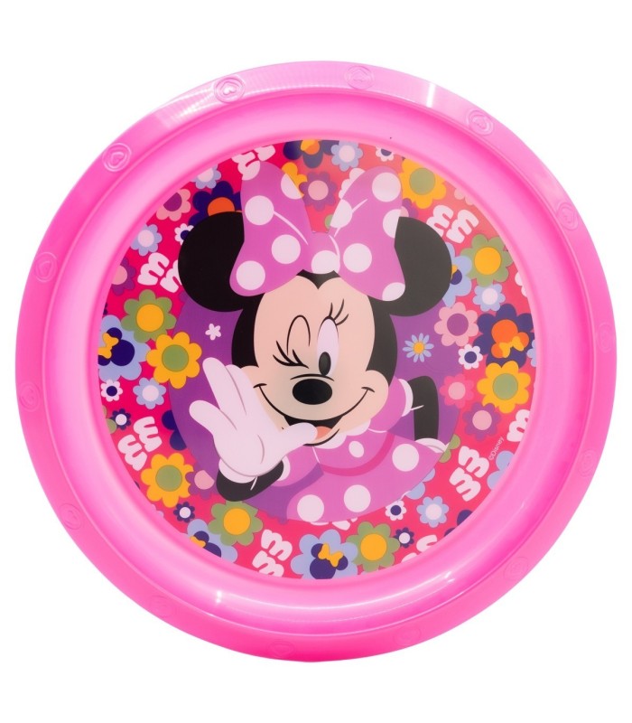 Prato Infantil Reutilizável Minnie Mouse Bold Florals