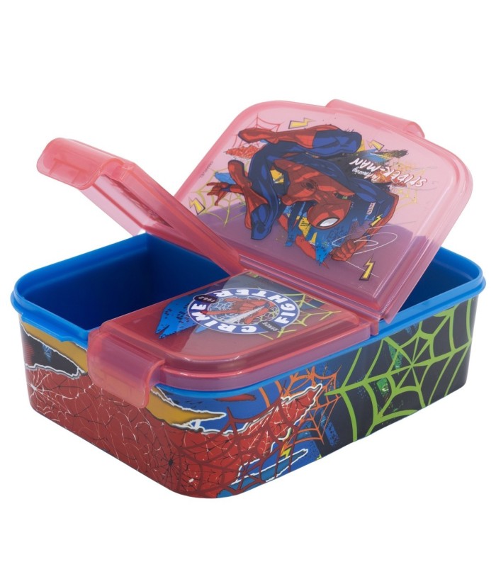 Marmita Múltipla Spider-Man com 3 Compartimentos