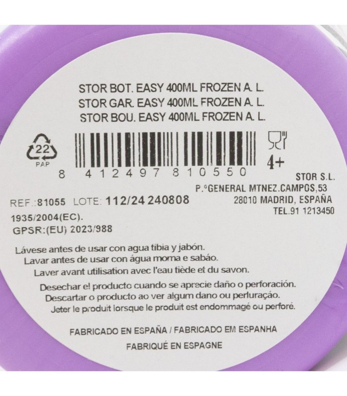 Garrafa Sport Easy Hold 380 ml Frozen Folhas de Outono