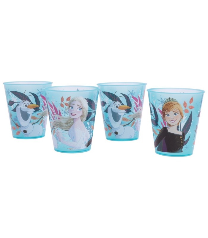 Conjunto 4 PCS Copos PP Frozen 285 ML