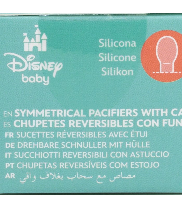 SET 2 CHUPETAS TETINA REVERSÍVEL SILICONE +6M MINNIE MOUSE