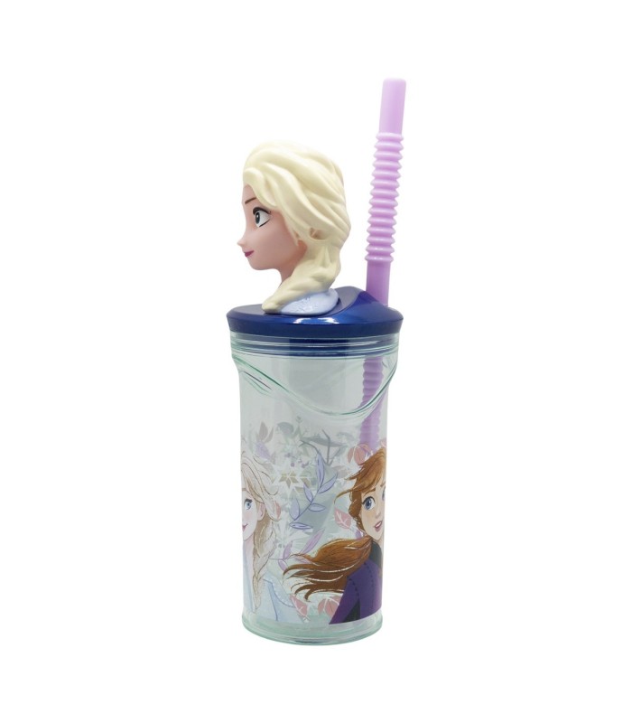 Copo Figurita 3D 360 ml Frozen – Contém Canudo e Tampa