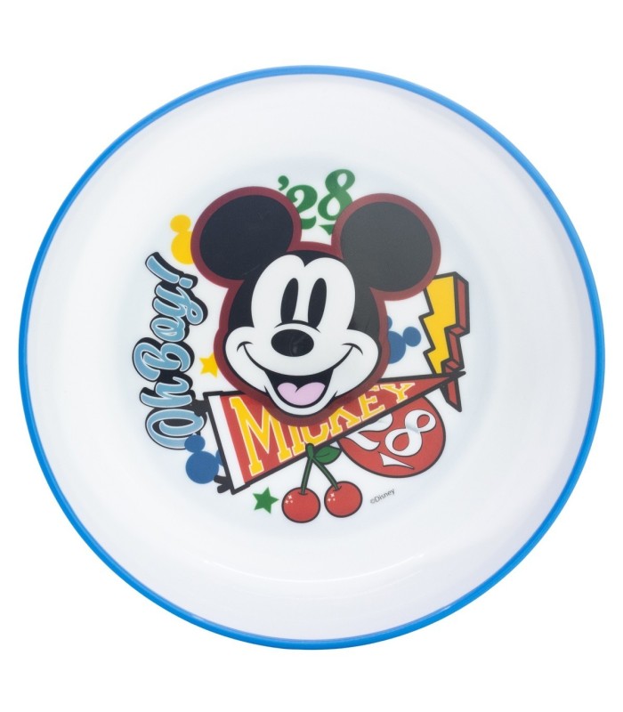 Taça Antideslizante Premium Bicolor Mickey Mouse