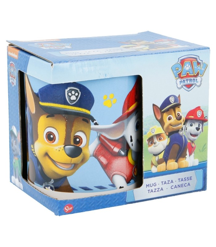 Caneca Cerâmica 325 ml em Caixa de Presente Patrulha Canina