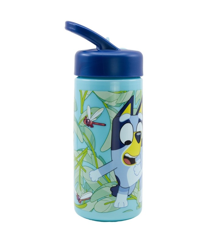 Garrafa PP Bluey 410 ML com Palhinha