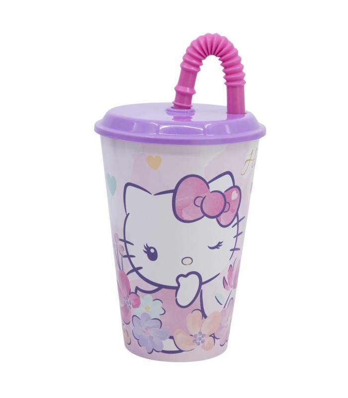 COPO CAÑA EASY 430 ML HELLO KITTY