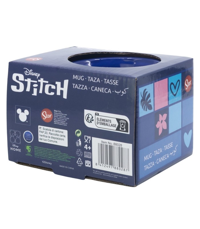 Caneca de Cerâmica Stitch 355 ml em Caixa de Presente