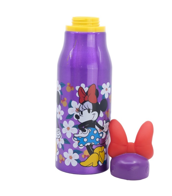Garrafa de Alumínio Minnie Mouse 690 ml com Figurita 3D