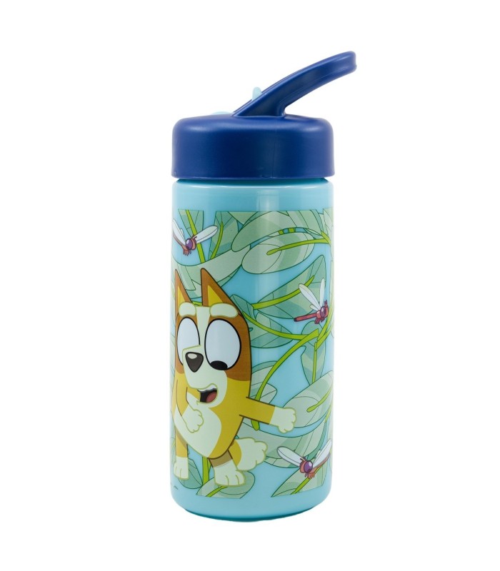 Garrafa PP Bluey 410 ML com Palhinha