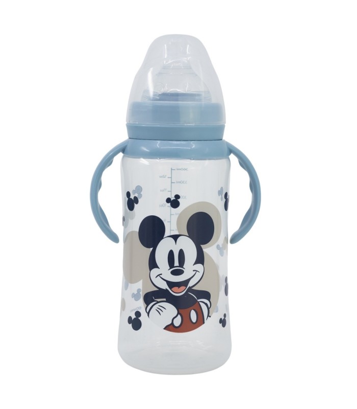 Biberão Mickey Mouse 360 ml com Tetina de Silicone e Asas