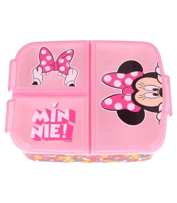 Minnie Mouse - Fiambrera Múltipla com Compartimentos