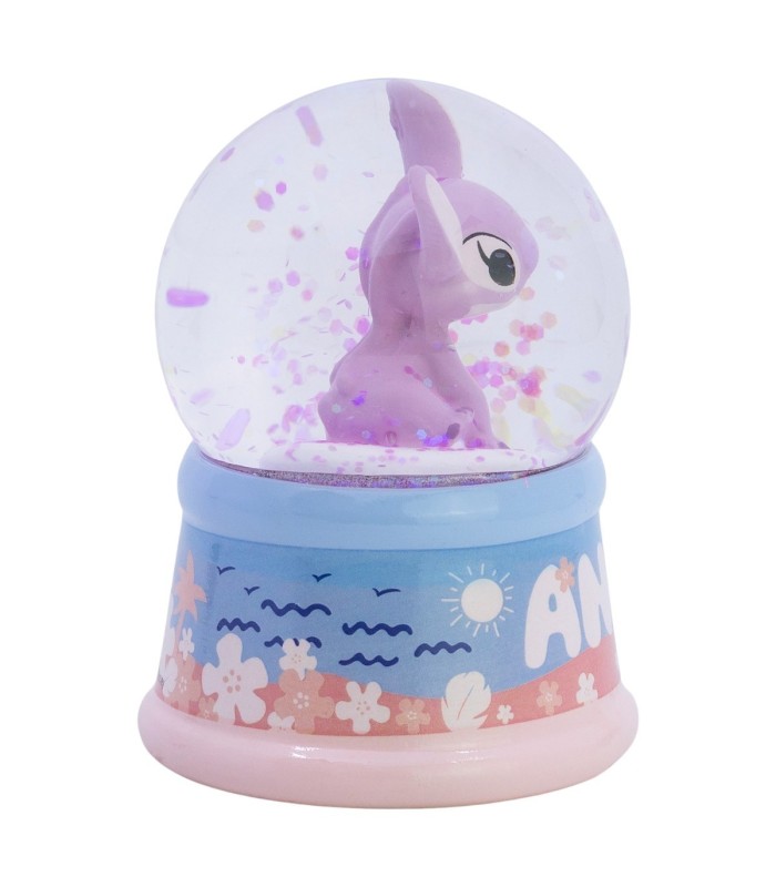 GLOBO DE NEVE ANJO STITCH EM CAIXA DE PRESENTE