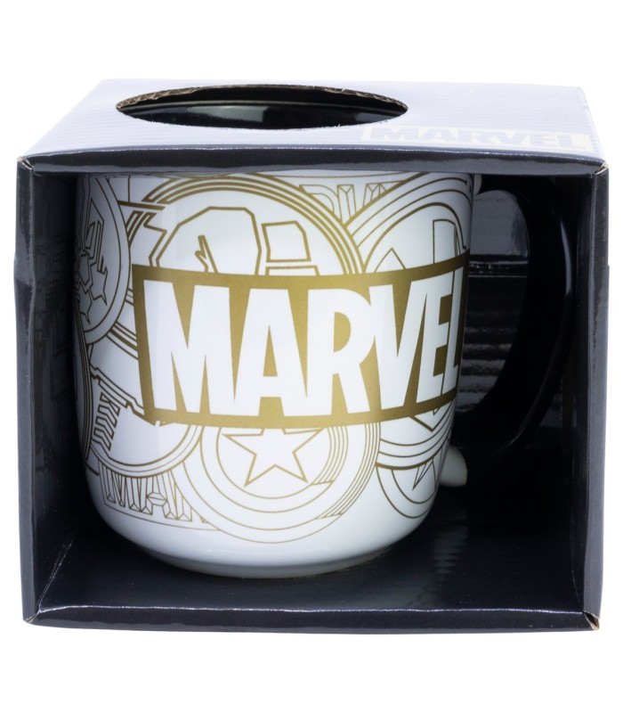 Caneca Cerâmica Elite 380 ml Marvel Golden Treasure