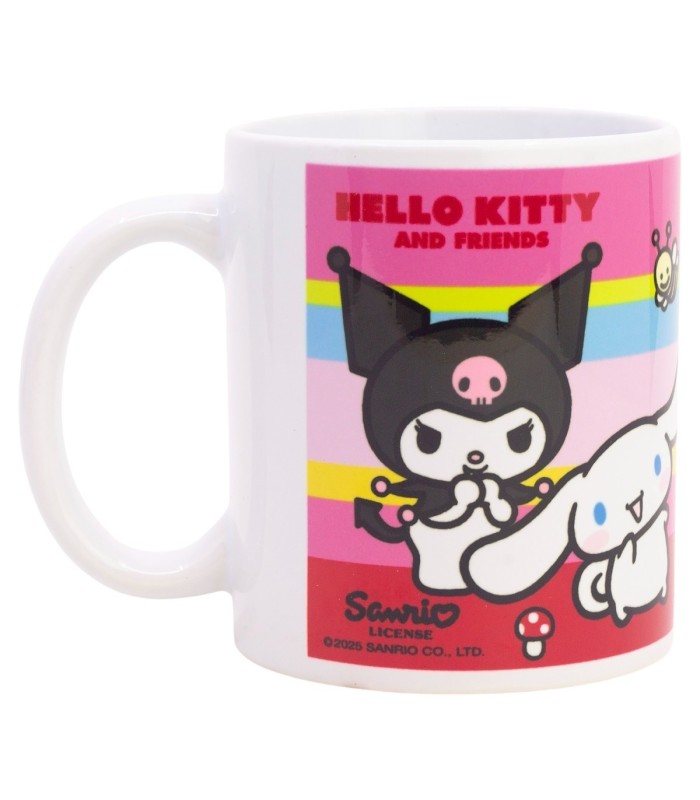 Caneca Cerâmica Hello Kitty e Amigos 325 ml